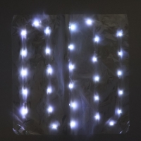 Плёнка упаковочная с гирляндой &laquo;Холодный белый&raquo;, 60 х 60 см