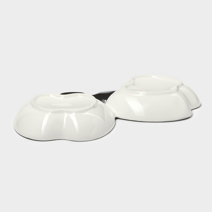 Менажница керамическая 2 ячейки «Яблоки», 25×16×3,5 см Менажница керамическая 2 ячейки «Яблоки», 25×16×3,5 см