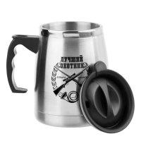 Термокружка, 500 мл, Camping "Лучший охотник", сохраняет тепло 2 ч, 13 х 13.5 см Термокружка, 500 мл, Camping "Лучший охотник", сохраняет тепло 2 ч, 13 х 13.5 см