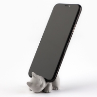 Подставка для телефона &laquo;Корги&raquo;, серая, 6,5 х 5 см