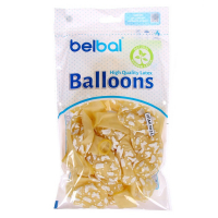 Шар латексный 14" &laquo;Бабочки&raquo;, набор 25 шт., прозрачный