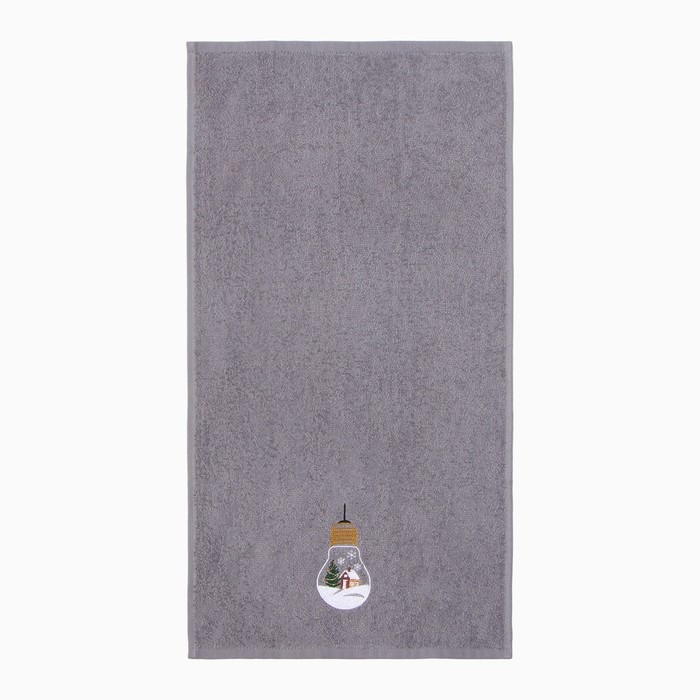 Полотенце махровое Этель Snow globe 30х60 см, 340 г/м2, 100% хл