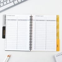 Планер с разделителями «Проект», мягкая обложка, формат А5, 50 листов Планер с разделителями «Проект», мягкая обложка, формат А5, 50 листов