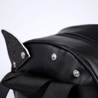 Рюкзак детский для девочки с блестками &laquo;Котик&raquo;, съемные элементы, 27х23х10 см