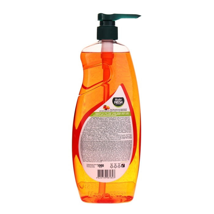 Гель-бальзам  Mater FRESH для мытья посуды, формула GOLD, манго, 1 л