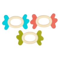 Прорезыватель силиконовый &laquo;Конфета&raquo;, цвет МИКС, Крошка Я