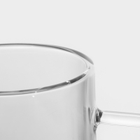 Кружка стеклянная с двойными стенками Magistro &laquo;Дуо&raquo;, 300 мл, 12&times;9&times;11 см