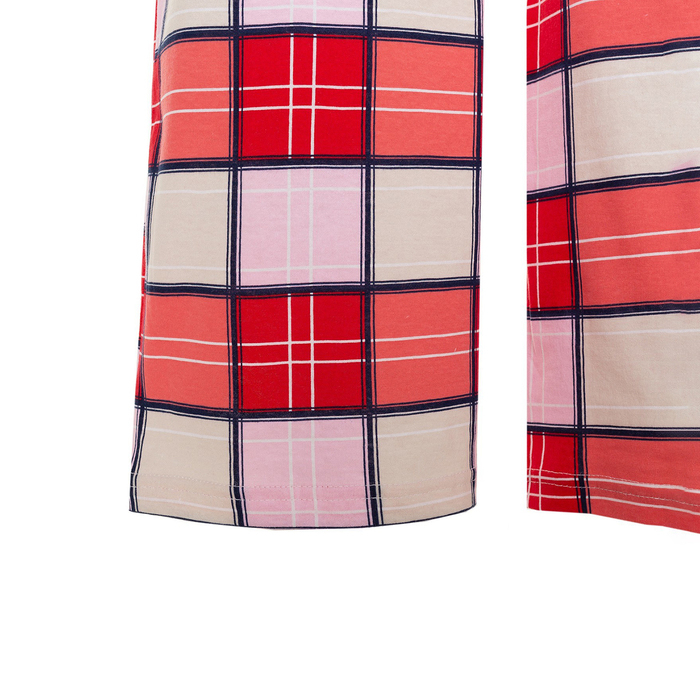 Пижама новогодняя мужская KAFTAN "Santa team", цвет синий/красный, размер 50