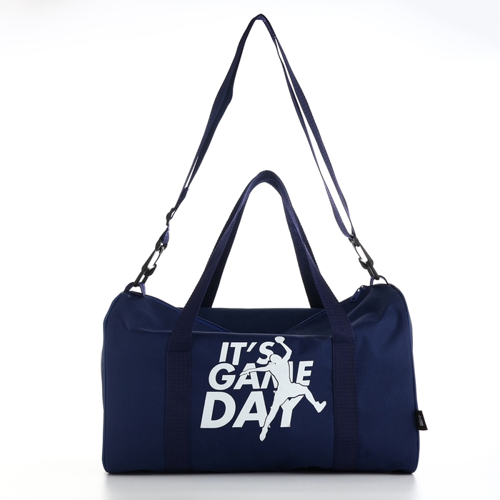 Сумка спортивная мужская, TEXTURA, маленький размер, цвет синий Сумка спортивная мужская, TEXTURA, маленький размер, цвет синий