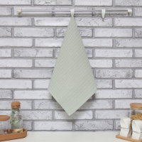 Полотенце "Доляна" цв. серый 35х60 см, 100% хл., крупная вафля 220 г/м2 Полотенце "Доляна" цв. серый 35х60 см, 100% хл., крупная вафля 220 г/м2