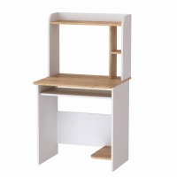 Компьютерный стол Грета-1, 700 х 600 х 1300, Белый/Дуб крафт золотой Компьютерный стол Грета-1, 700 х 600 х 1300, Белый/Дуб крафт золотой