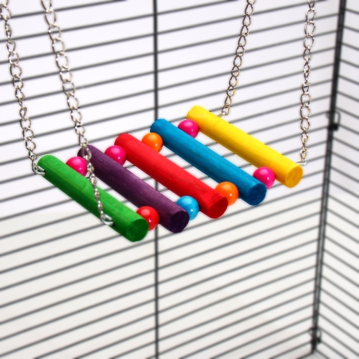 Качели-лесенка для птиц Качели-лесенка для птиц