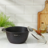 Кастрюля Granit ultra, 3 л, d=22 см, h=12.5 см, антипригарное покрытие