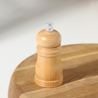 Мельница для специй Доляна, 10,5×4,5 см, металлический механизм, цвет светлое дерево Мельница для специй Доляна, 10,5×4,5 см, металлический механизм, цвет светлое дерево