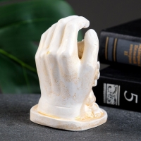 Фигура "Ангелочки в ладони" позолота, 10х6х5см Фигура "Ангелочки в ладони" позолота, 10х6х5см