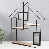 Фоторамка-коллаж с полкой (на 2 фото) 10х15 см