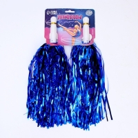 Помпоны 2 шт, цвет синий Помпоны 2 шт, цвет синий