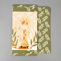 Коробка подарочная складная, упаковка, &laquo;Жирафик&raquo;, 15 х 15 х 8 см