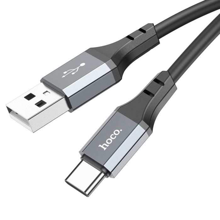 Кабель Hoco X92, Type-C - USB, 3 А, 3 м, оплётка силикон, чёрный Кабель Hoco X92, Type-C - USB, 3 А, 3 м, оплётка силикон, чёрный