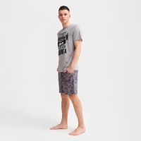 Пижама мужская KAFTAN "Подвиг" р.56, серый Пижама мужская KAFTAN "Подвиг" р.56, серый
