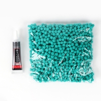 Игрушка помпонами "Медведь", цвет мятный ТМП Игрушка помпонами "Медведь", цвет мятный ТМП