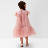 Платье детское с пышной юбкой KAFTAN, рост 86-92, розовый Платье детское с пышной юбкой KAFTAN, рост 86-92, розовый