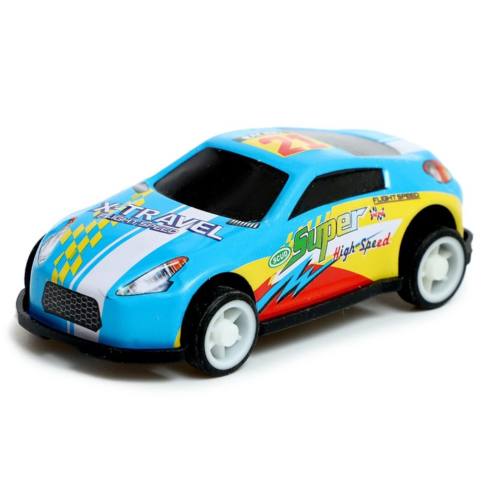 Грузовик радиоуправляемый &laquo;Автовоз&raquo;, с 5 машинками, работает от аккумулятора, цвет жёлтый