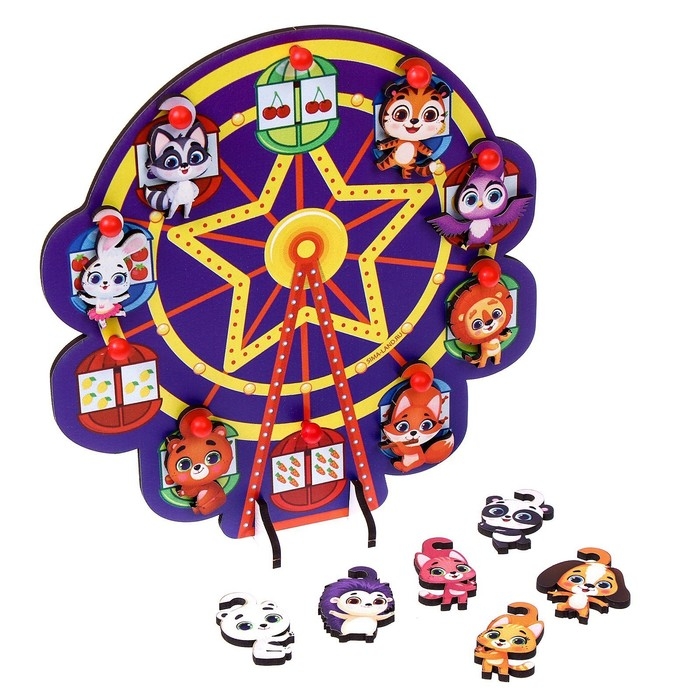 Игрушка с крючками &laquo;Зверята на аттракционе&raquo;