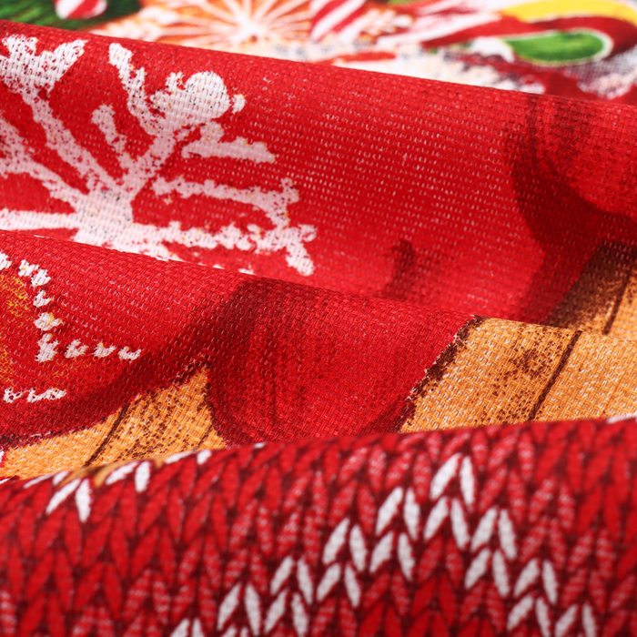 Набор кухонных полотенец Доляна &laquo;Сказочного Нового года&raquo; 35х60см-4шт, 100% хл