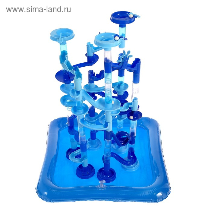 Конструктор марблс &laquo;Водный аттракцион&raquo;, 93 детали, с бассейном