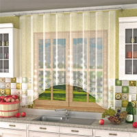 Штора со шторной лентой, ширина 250 см, высота 160 см, цвет белый Штора со шторной лентой, ширина 250 см, высота 160 см, цвет белый