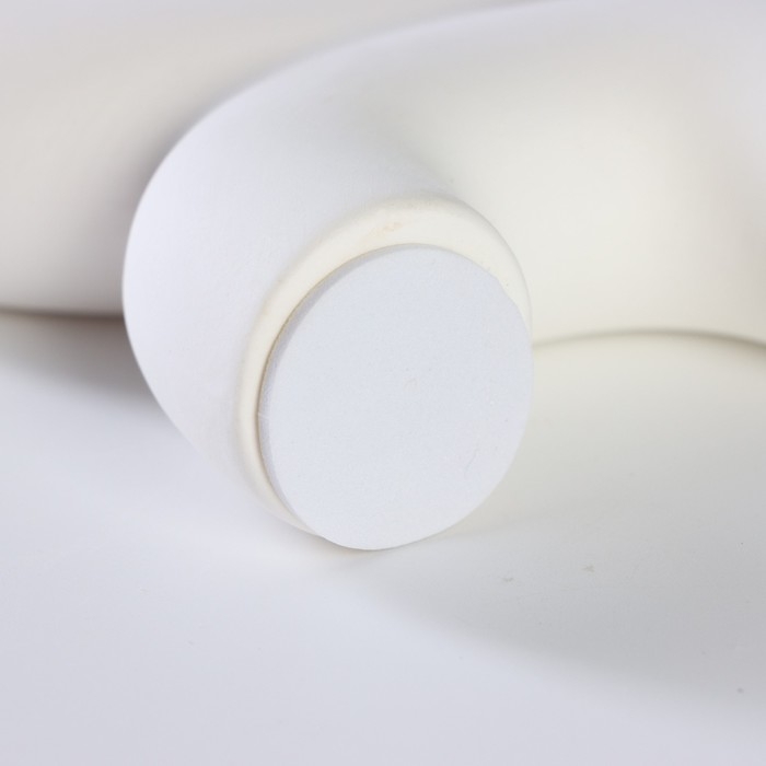 Подсвечник керамический &laquo;Скандинавия&raquo;, 10,5&times;17 см, горлышко d=2,4 см, цвет белый