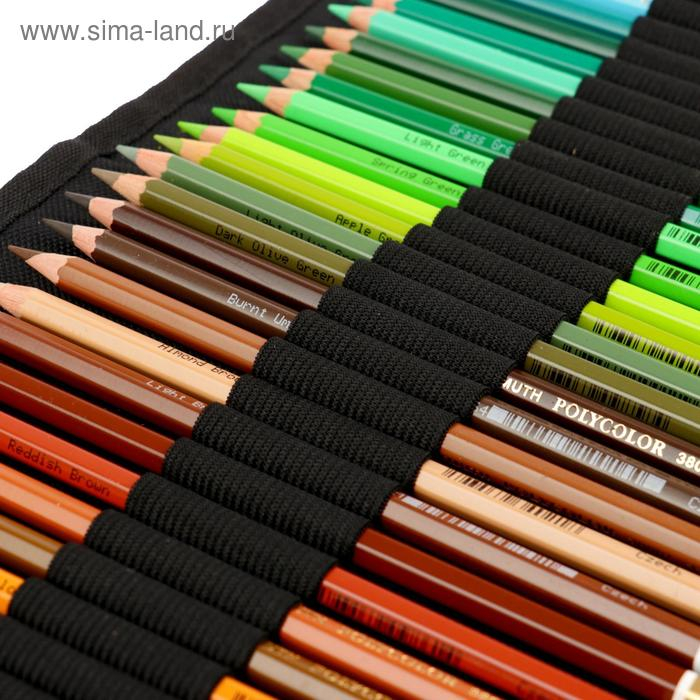 Набор художественный Koh-I-Noor 3796 Polycolor, 72 предмета, в текстильном свертке Набор художественный Koh-I-Noor 3796 Polycolor, 72 предмета, в текстильном свертке