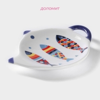 Подставка под чайный пакетик Доляна «Емеля», 12×8,4 см Подставка под чайный пакетик Доляна «Емеля», 12×8,4 см