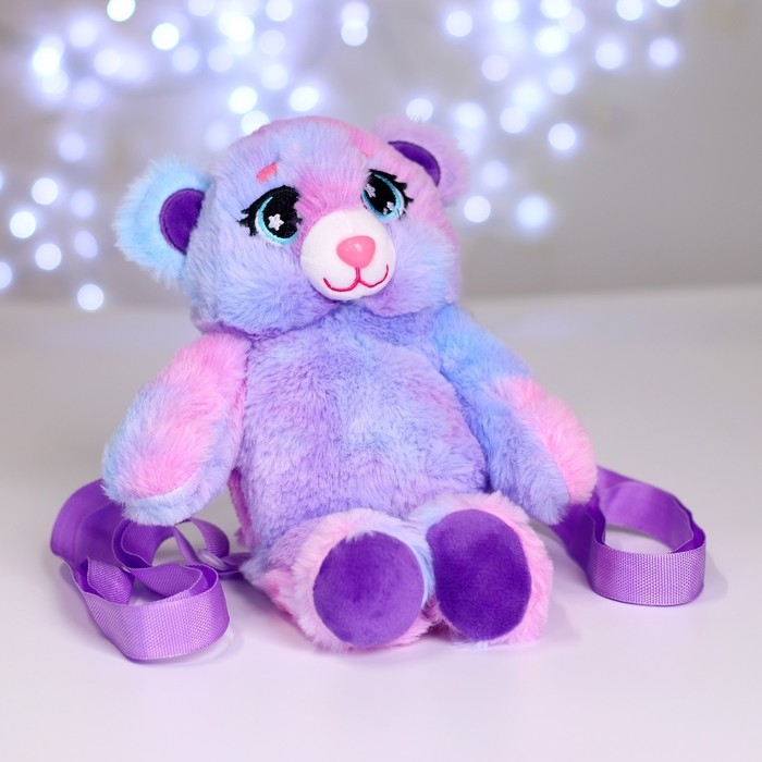 Рюкзак-игрушка детская для девочки «Мишка», 25х10 см Рюкзак-игрушка детская для девочки «Мишка», 25х10 см