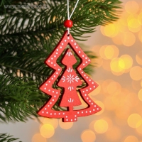 Новогодняя подвеска &laquo;Красочная ёлочка&raquo;