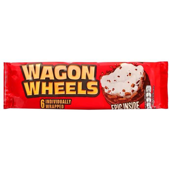 Печенье глазированное &ldquo;Wagon Wheels&rdquo; с суфле и ароматом шоколада, 228,6 г