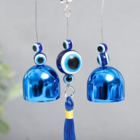 Музыка ветра металл "Слоник" от сглаза с кисточкой 2 колокольчика 24 см Музыка ветра металл "Слоник" от сглаза с кисточкой 2 колокольчика 24 см