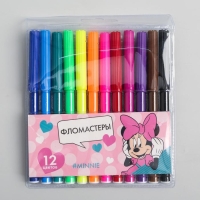 Фломастеры «Minnie», 12 цветов, Минни Маус Фломастеры «Minnie», 12 цветов, Минни Маус