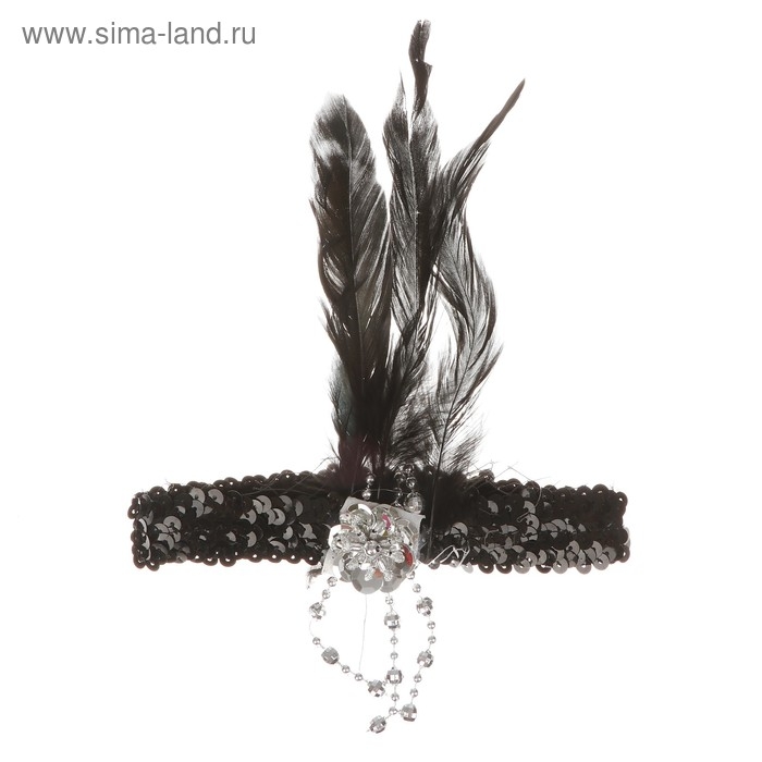 Карнавальная повязка «Леди», детская, 52-54 см Карнавальная повязка «Леди», детская, 52-54 см