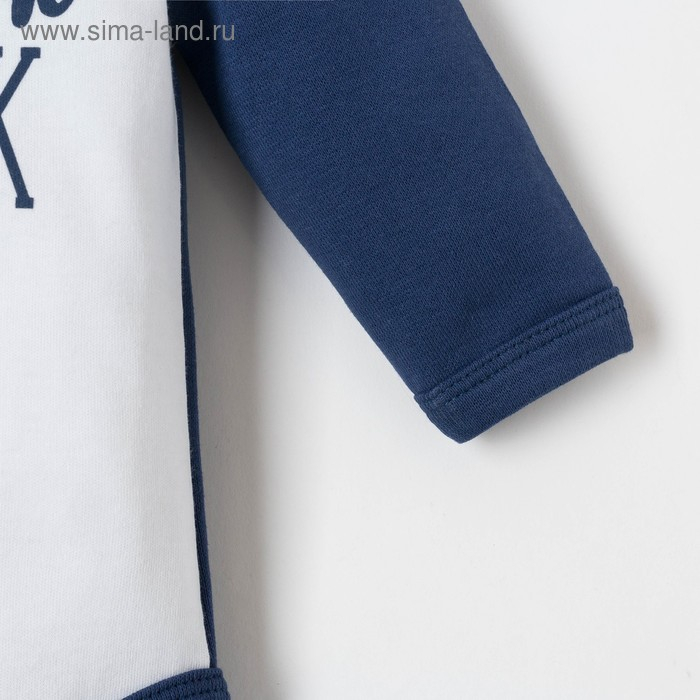 Боди Крошка Я Боди Крошка Я "Любимчик девчонок", белый/синий, рост 86-92 см