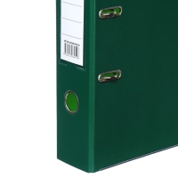 Папка-регистратор А4, 75 мм, Lamark, ПВХ, двухстороннее покрытие, металлическая окантовка, карман на корешок, собранная, зеленый/фисташковый Папка-регистратор А4, 75 мм, Lamark, ПВХ, двухстороннее покрытие, металлическая окантовка, карман на корешок, собранная, зеленый/фисташковый