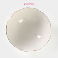 Салатник фарфоровый Доляна «Млечный путь», 1,4 л, d=22 см, цвет белый в крапинку Салатник фарфоровый Доляна «Млечный путь», 1,4 л, d=22 см, цвет белый в крапинку