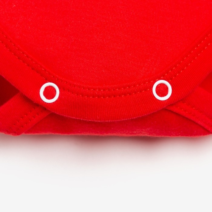 Боди с длинным рукавом Крошка Я &laquo;Мой первый НГ&raquo;, рост 74-80 см, цвет красный