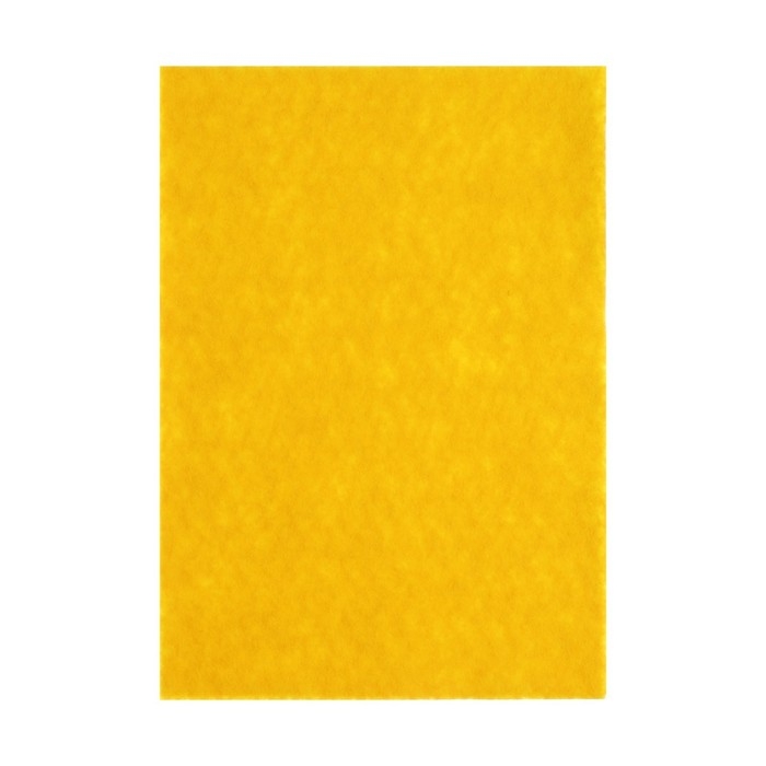 Фетр цветной набор, толщина-2 мм, формат А4, мягкий, 5 листов, 5 цветов, насыщенные цвета