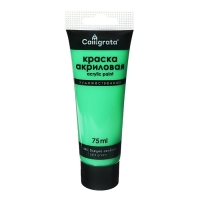 Краска акриловая матовая в тубе 75мл CALLIGRATA, КМ045, Бледно-зеленый, пантон 7479С Краска акриловая матовая в тубе 75мл CALLIGRATA, КМ045, Бледно-зеленый, пантон 7479С