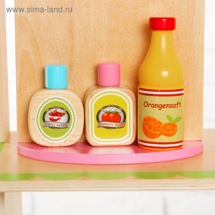 Игровой набор &laquo;Играем в магазин&raquo;, деревянные продукты в наборе