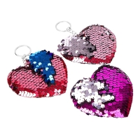 Мягкий брелок-хамелеон &laquo;Сердце&raquo;, цвета МИКС