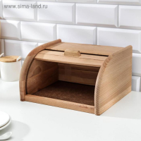 Хлебницa деревяннaя Премиум &laquo;Хозяюшкa&raquo;, 29&times;22,5&times;15 см, бук