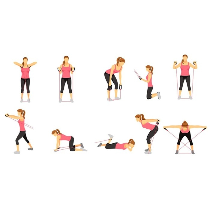 Эспандер ONLYTOP &laquo;Идеальный силуэт-2&raquo;, для нижней части тела (ноги, бёдра)